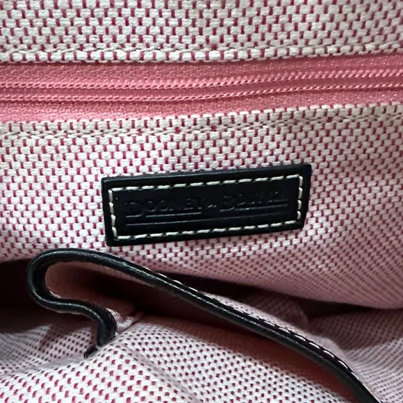 Dooney & Bourke Beige and Black Shoulder Bag - Picture 6 of 16